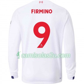 Camisolas de Futebol Liverpool Roberto Firmino 9 Equipamento Alternativa 2019/20 Manga Comprida